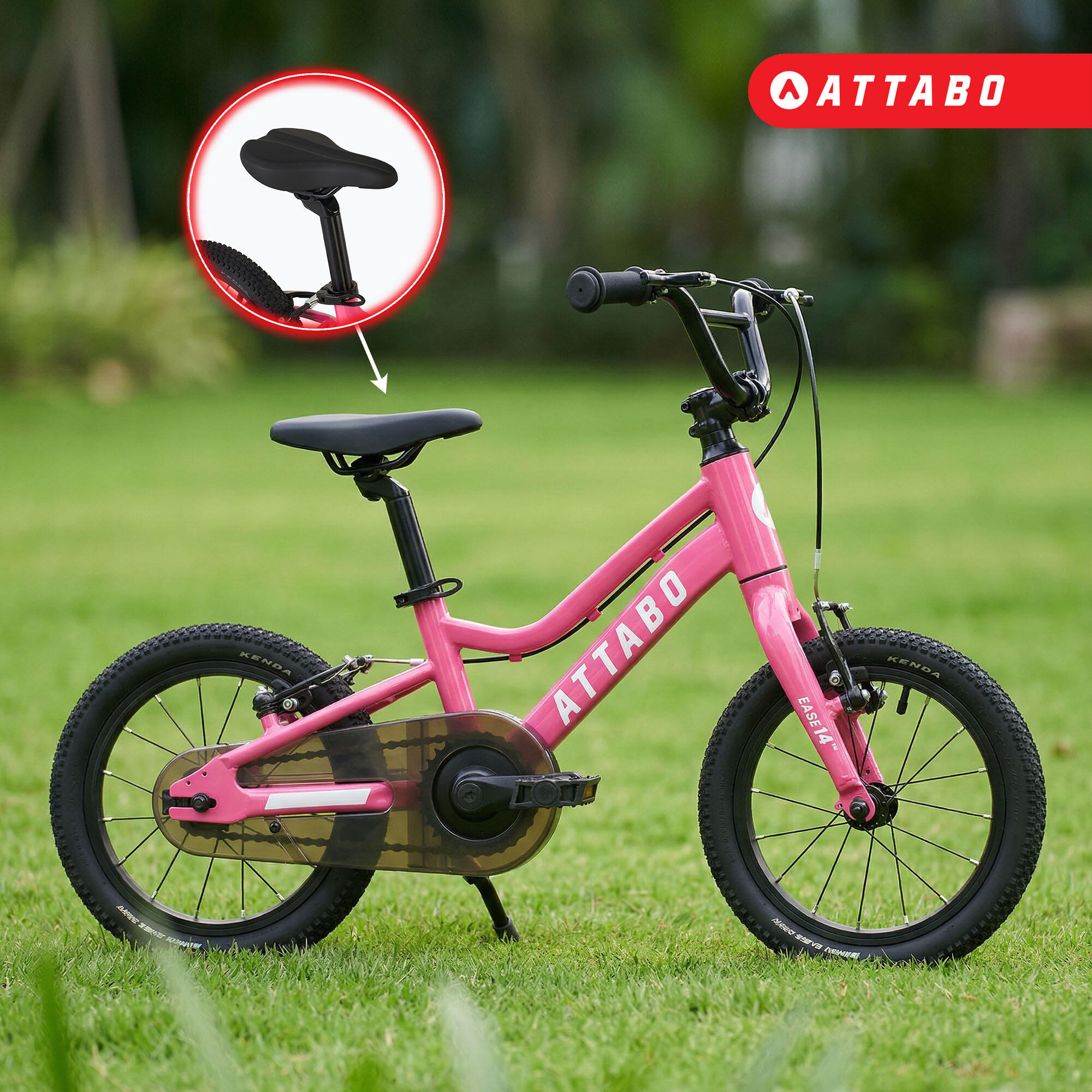 Bicicleta infantil ATTABO EASE 14" 4/7