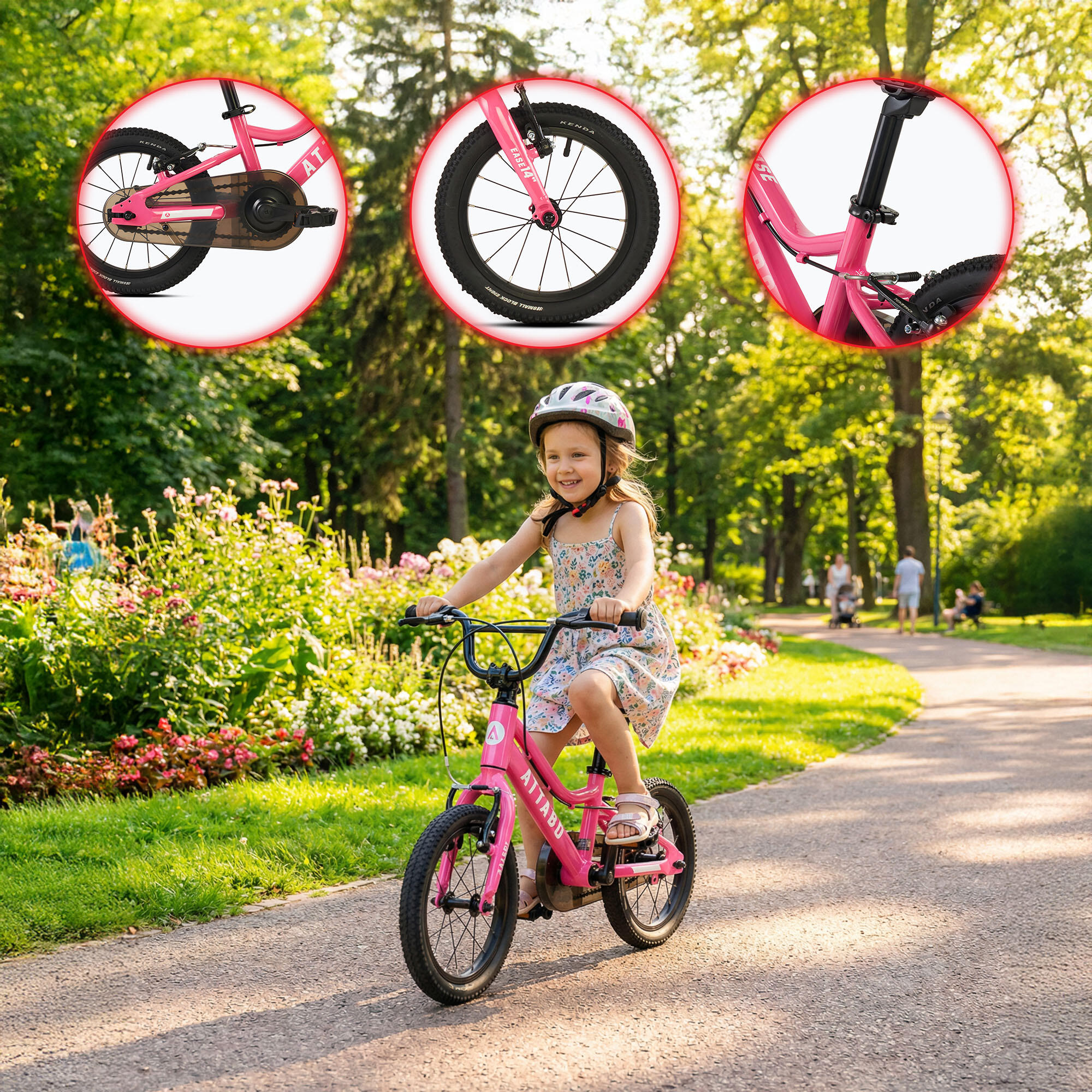 Bicicleta infantil ATTABO EASE 14" 6/7