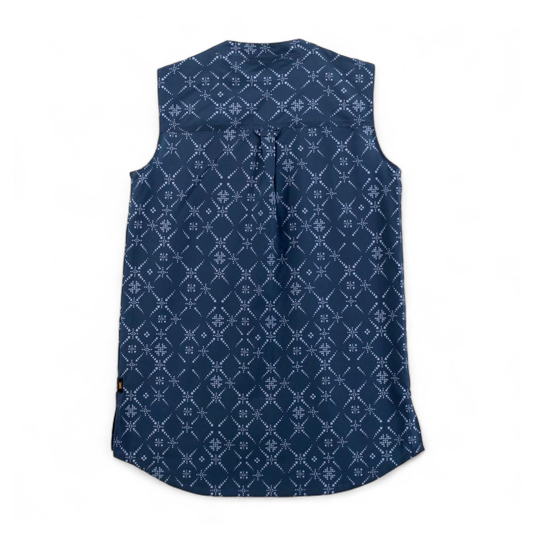 Tank-Top Sonora Maori Shirt Damen Bluse ärmellos AOP in Blau 3/3