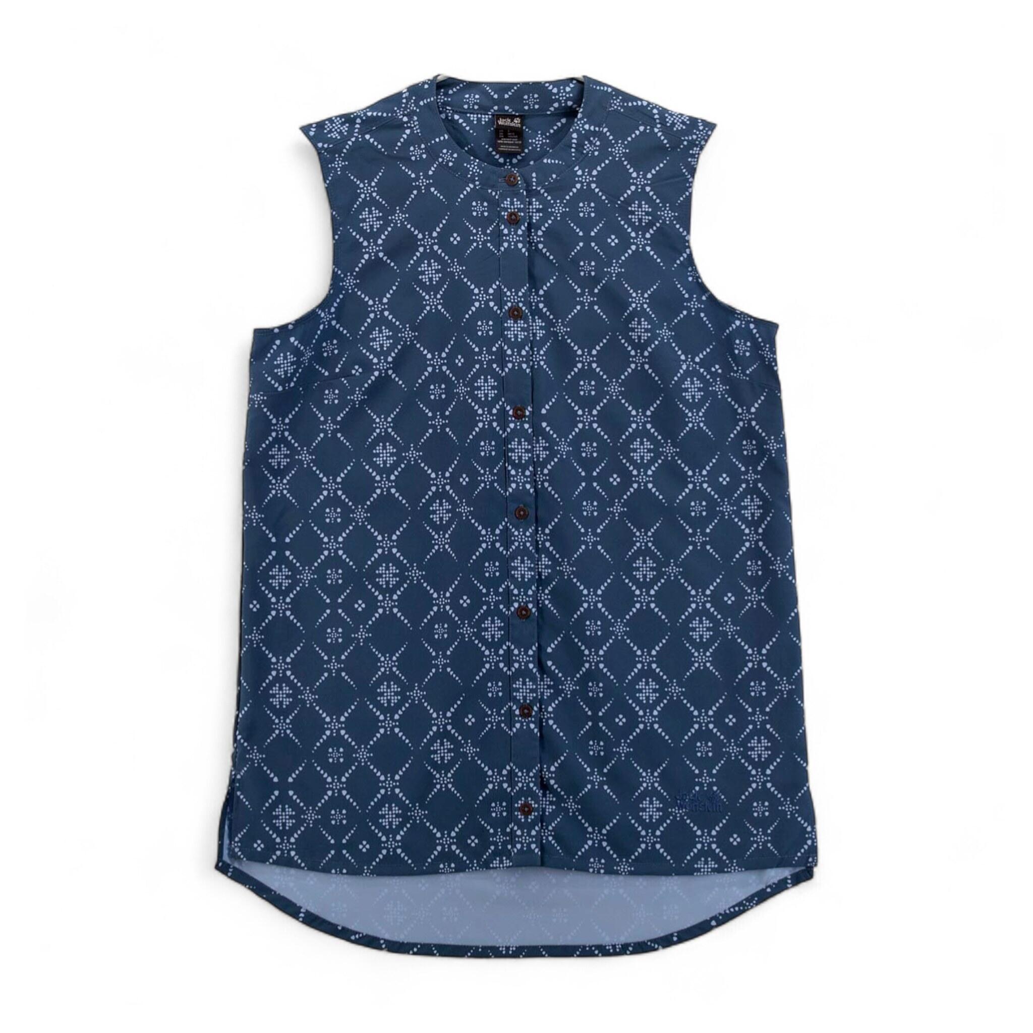 Tank-Top Sonora Maori Shirt Damen Bluse ärmellos AOP in Blau 2/3