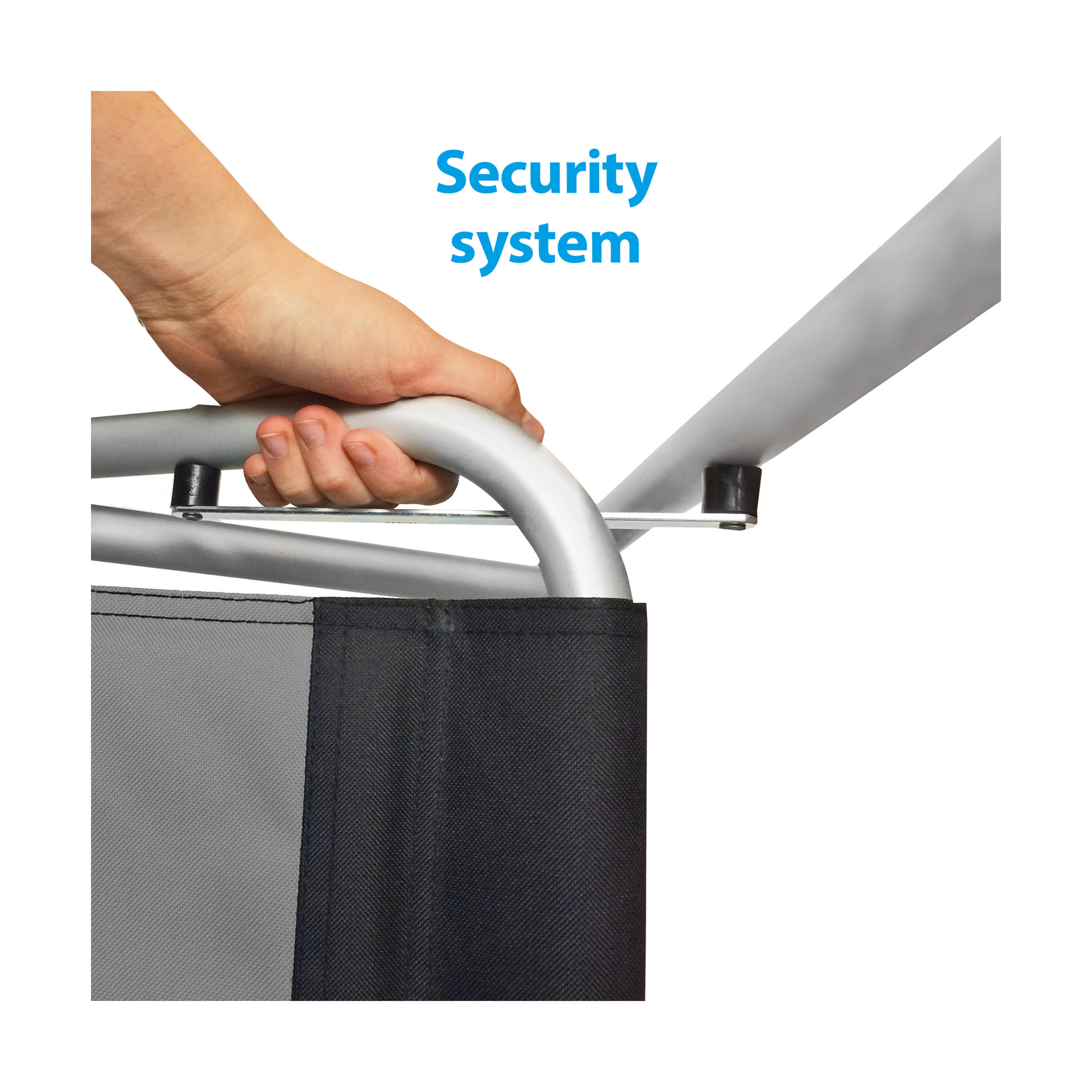 Brunner sedia pieghevole outdoor comfort e sicurezza grigio 2/2