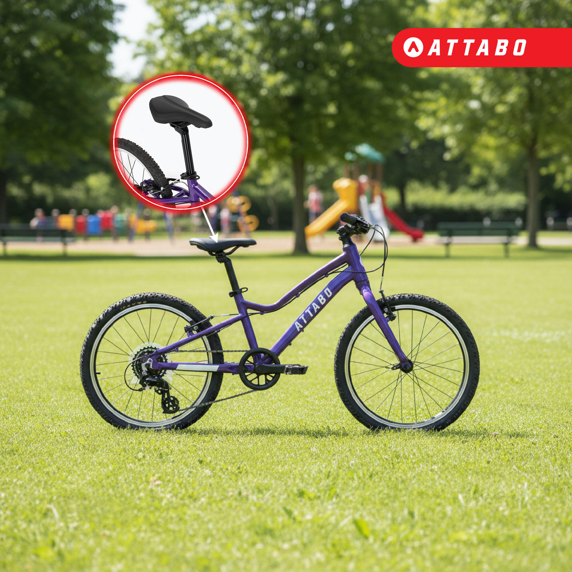 Bicicleta infantil ATTABO EASE 20" 4/7