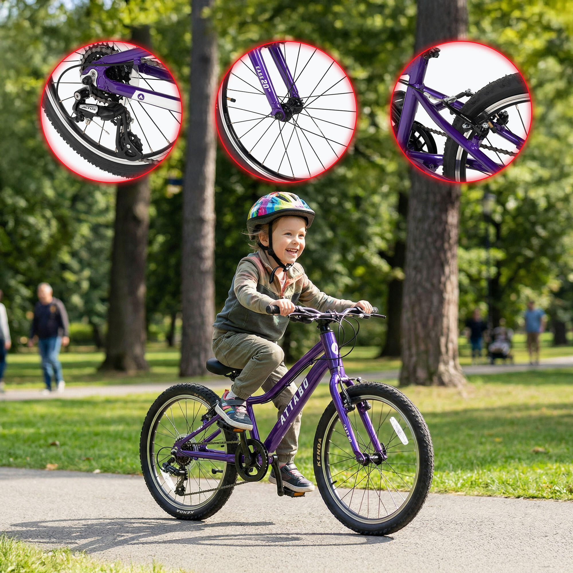 Bicicleta infantil ATTABO EASE 20" 6/7