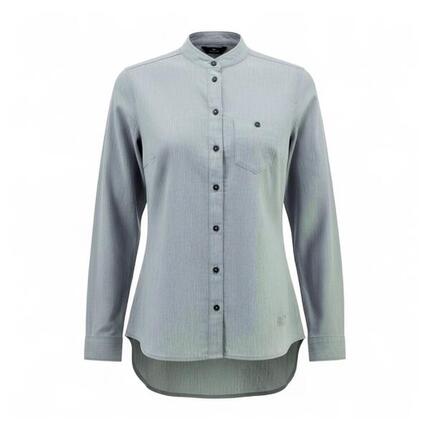 Bluse Shirt Heather Flannel Damen Flanellhemd Karohemd in Grau