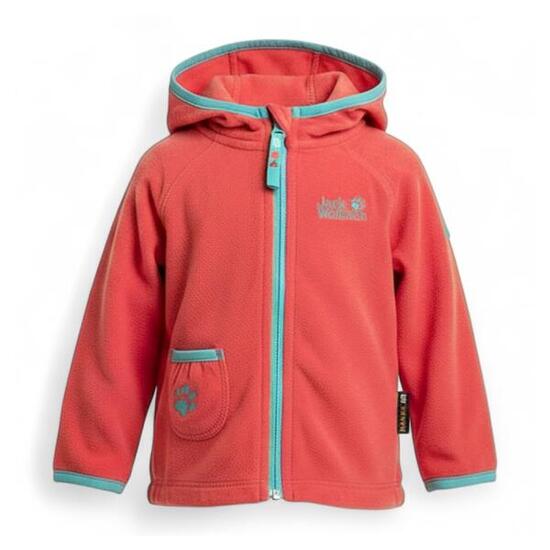 Sweatshirt Fleece Jacke Mini Nanuk 100 Kinder Pullover Sweatshirt in Rosa