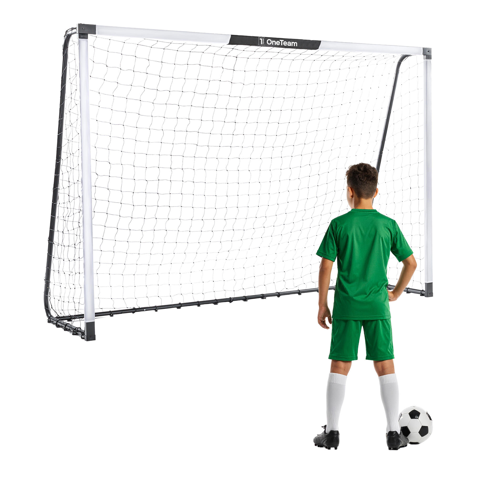 ONETEAM OneTeam One fotbalová branka bílá OT-SG3020 300 x 200 x 90 cm