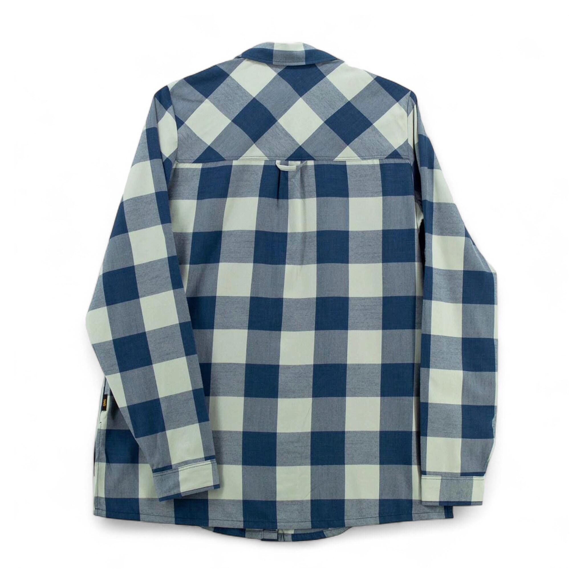Langarmshirt Holmstad Shirt Damen Bluse Wanderbluse langarm in Blau 3/4