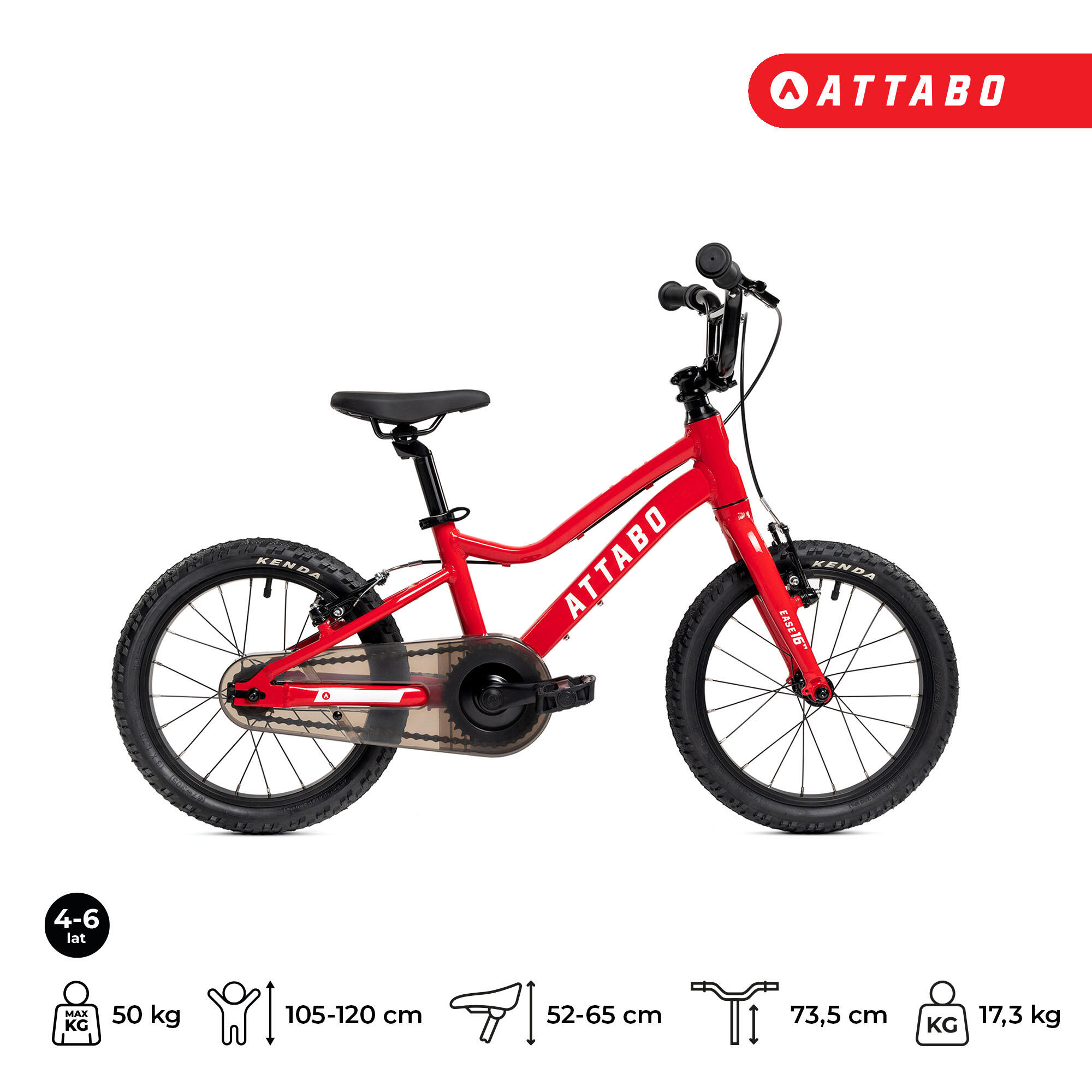 Bicicleta infantil ATTABO EASE 16" 2/7