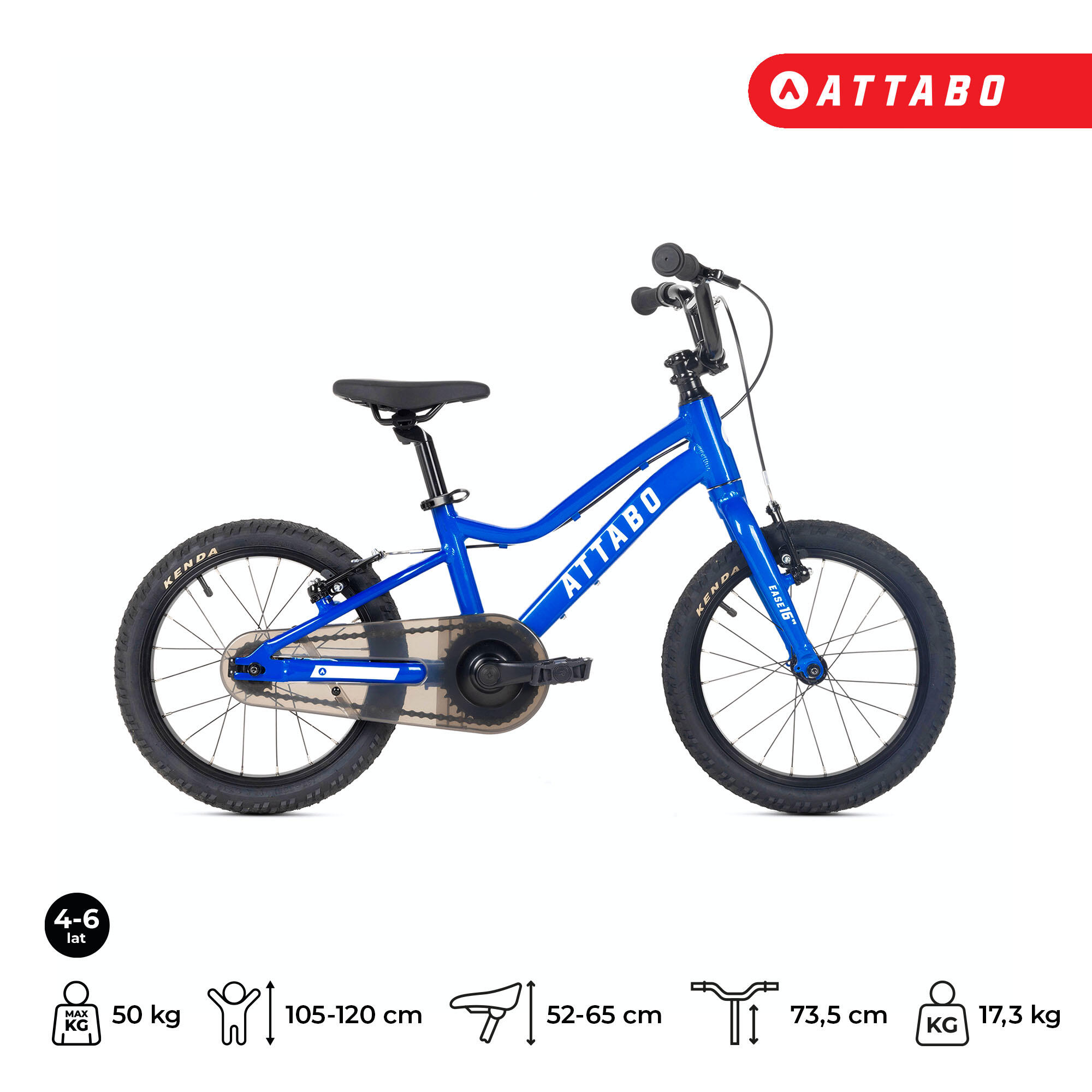 Bicicleta infantil ATTABO EASE 16" 2/7