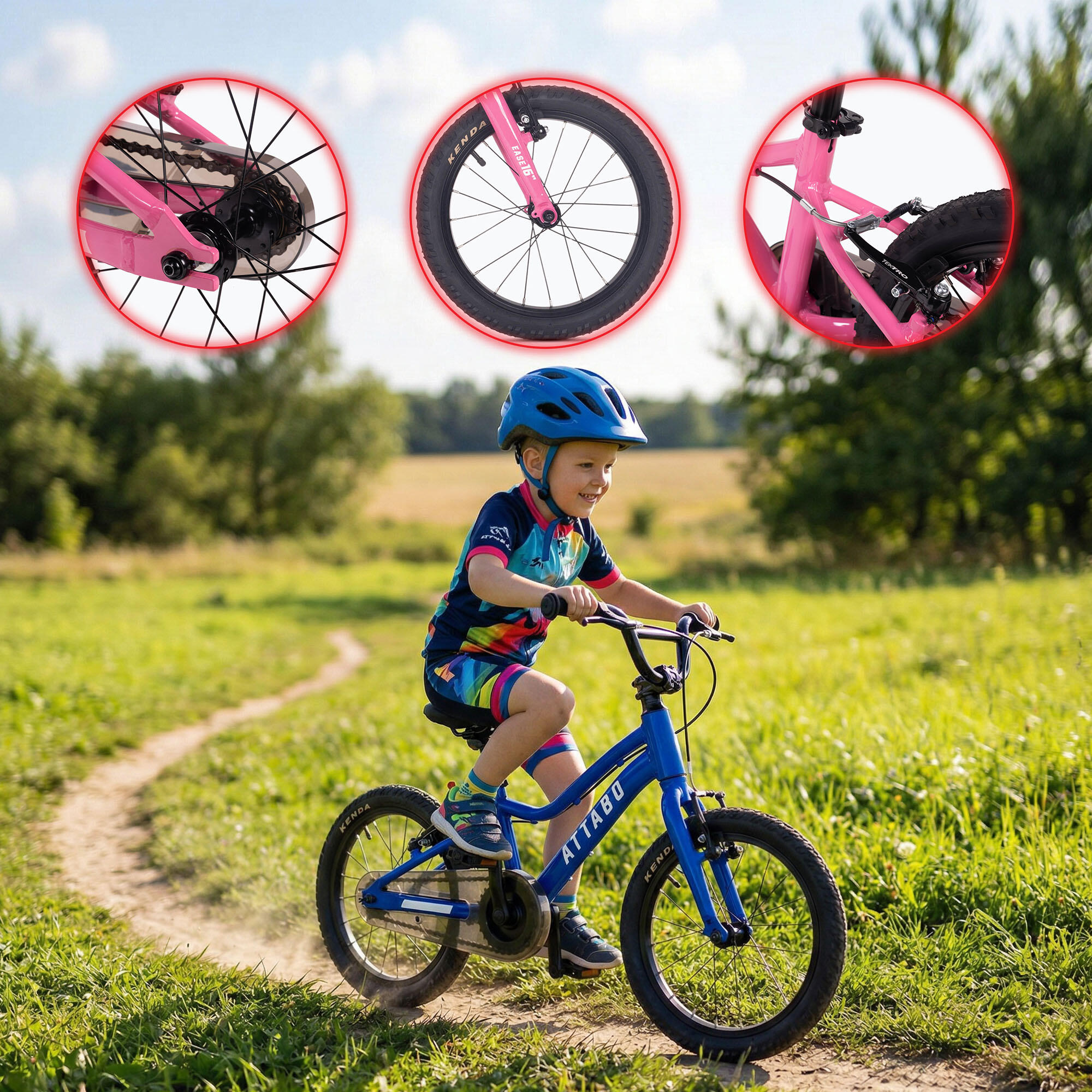 Bicicleta infantil ATTABO EASE 16" 6/7