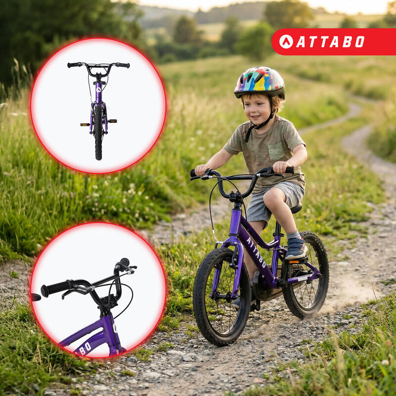 Bicicleta pentru copii ATTABO EASE 16".