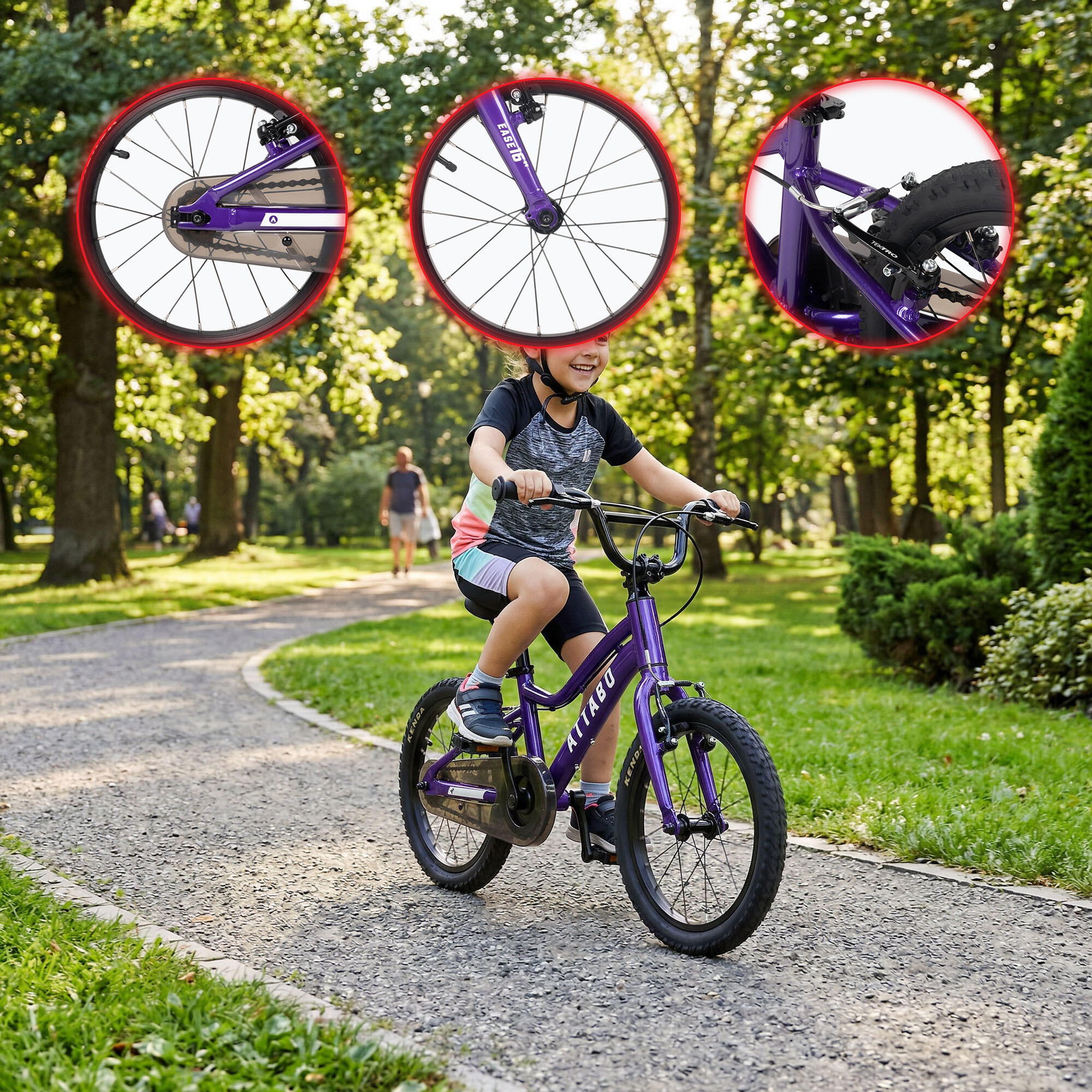 Bicicleta infantil ATTABO EASE 16" 6/7