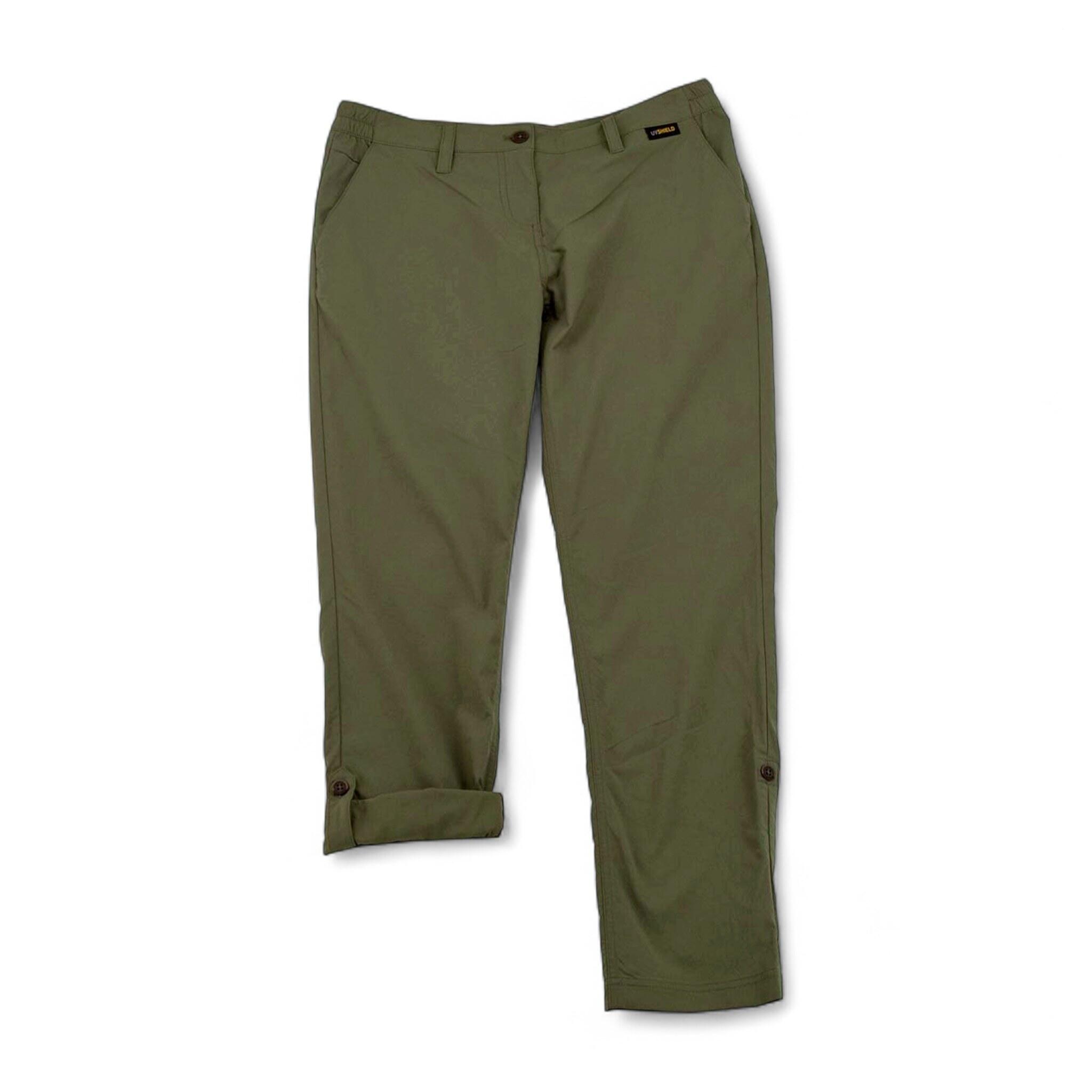 Wanderhose Roll-Up Outddor in Grün 4/4