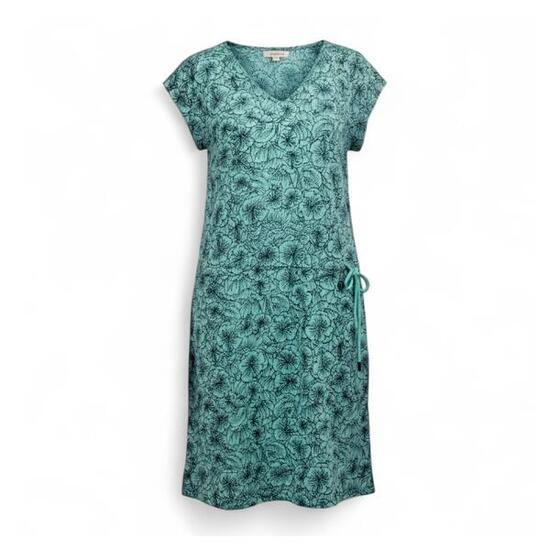 Kleid Röcke Dress Aop Blumen in Blau