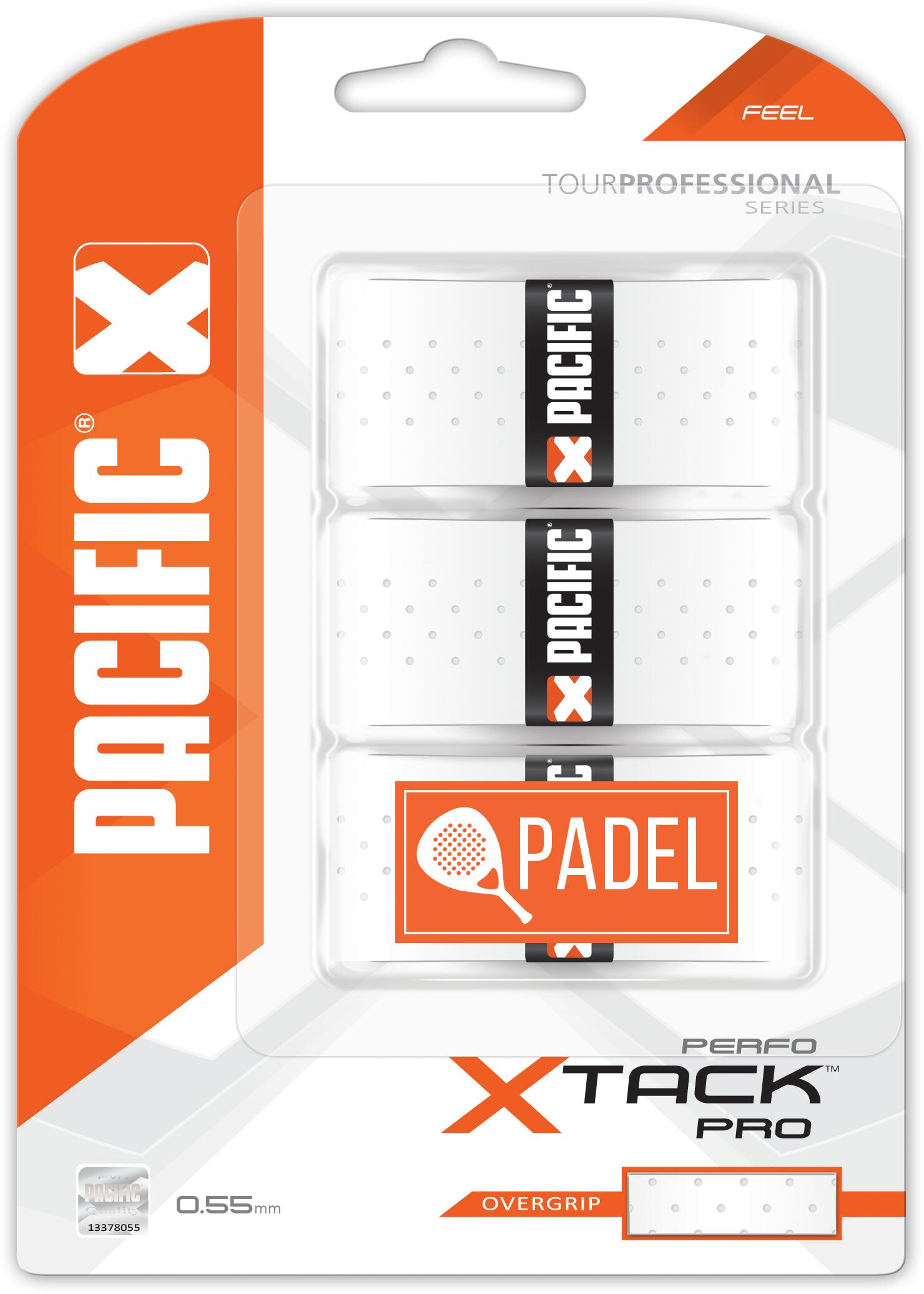 Pacific X Tack Pro Perfo overgrip wit - 3 stuks 2/7