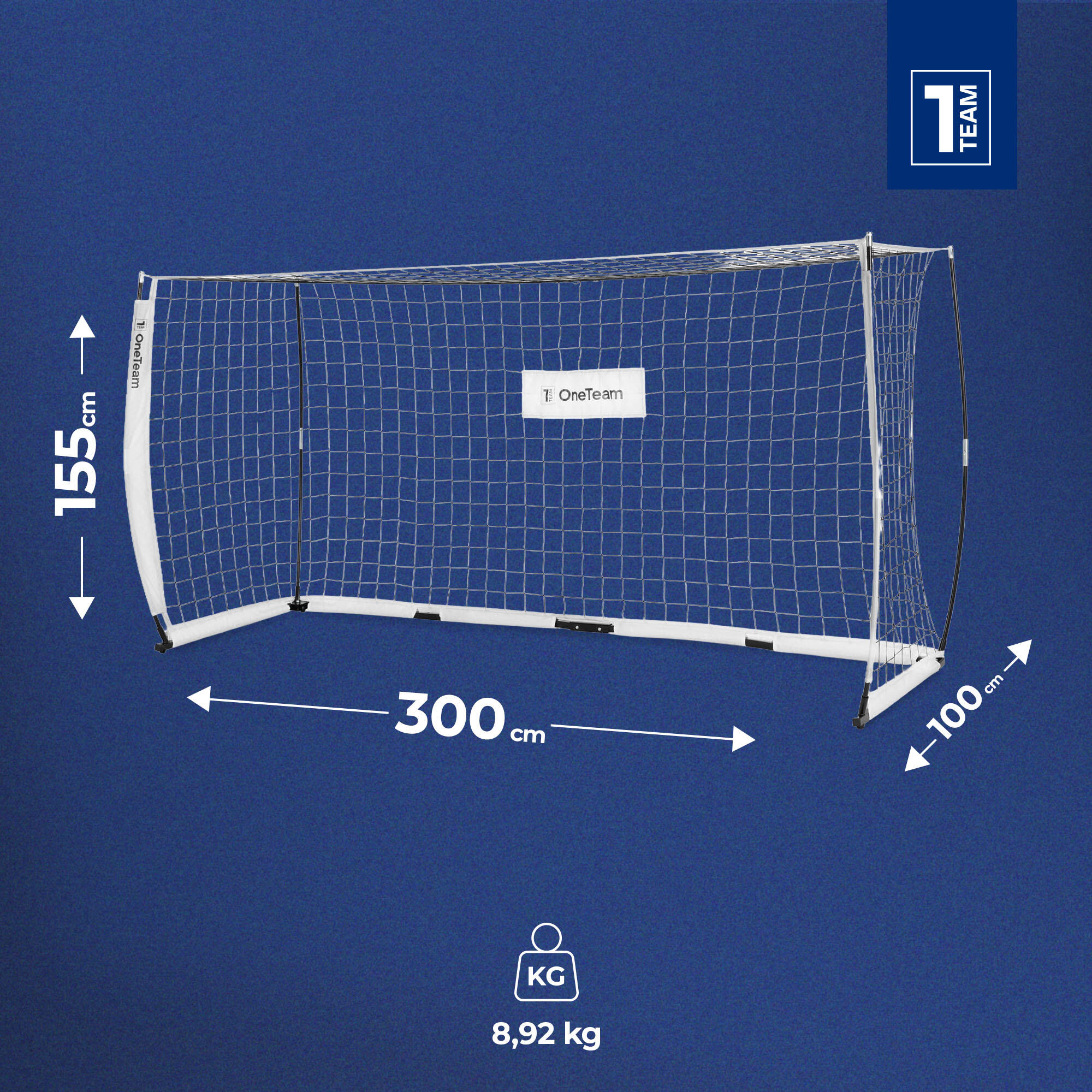 Fotbalová branka Flex Square 300 x 155 2/7