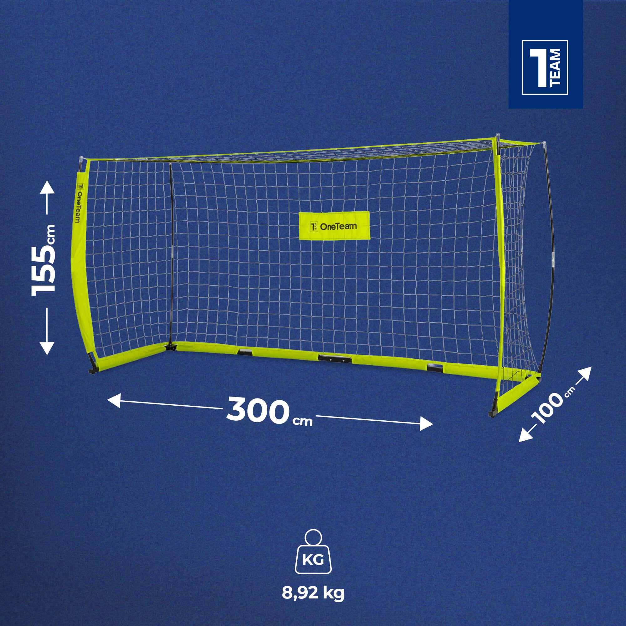 Fotbalová branka Flex Square 300 x 155 2/7