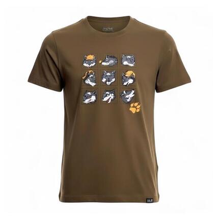 T-Shirt Many WolvesTee Kinder T-Shirt kurzarm Shirt Baumwolle in Lila