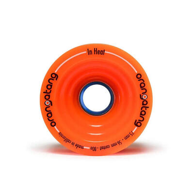 Skateboard wielen | 75mm in heat | hardheid 80a | orangatang
