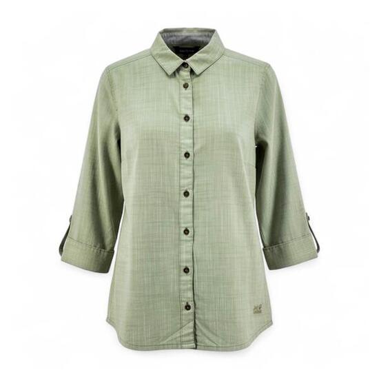 Bluse Emerald Lake Shirt Damen Bluse Wandern Hemd in Blau