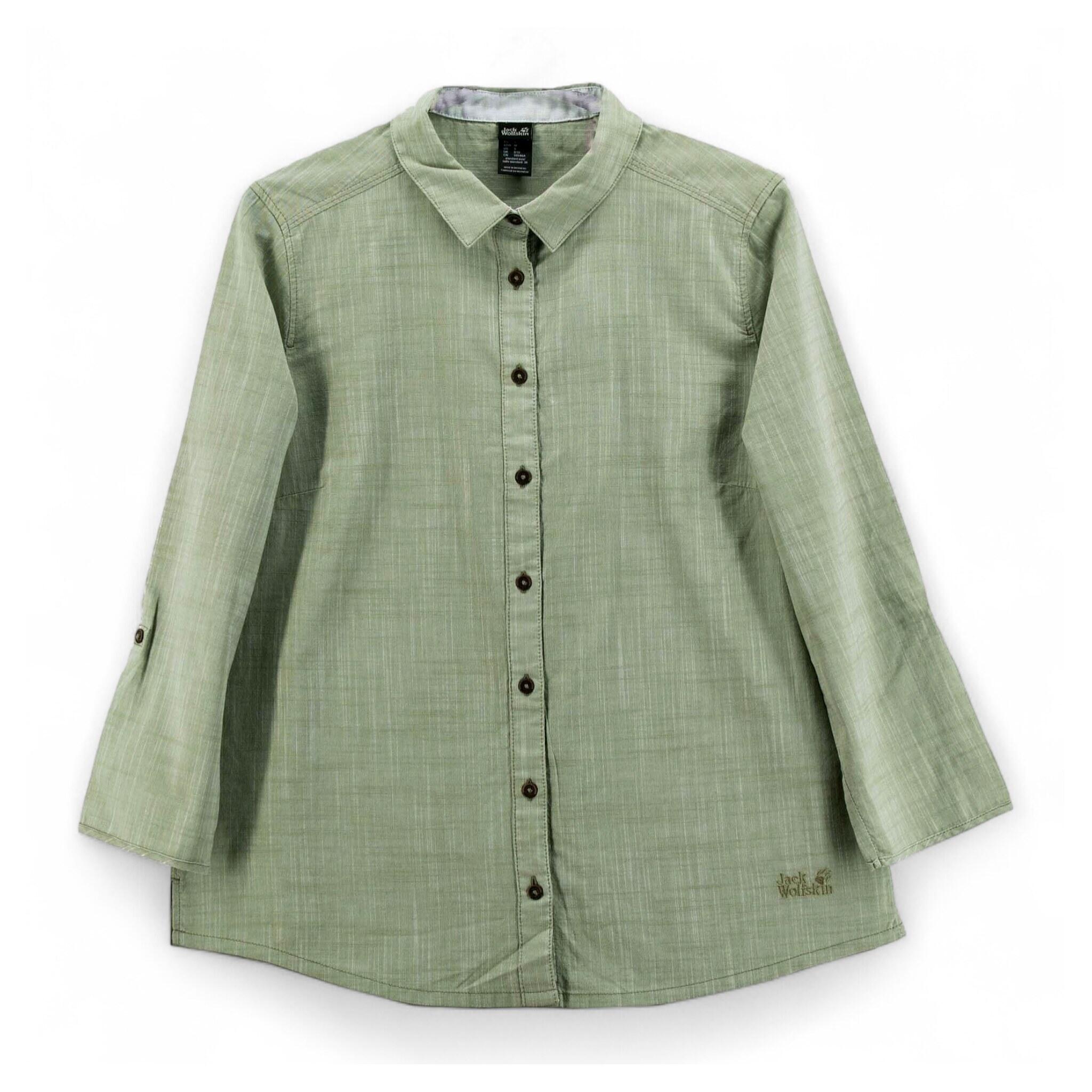 Bluse Emerald Lake Shirt Damen Bluse Wandern Hemd in Blau 2/3