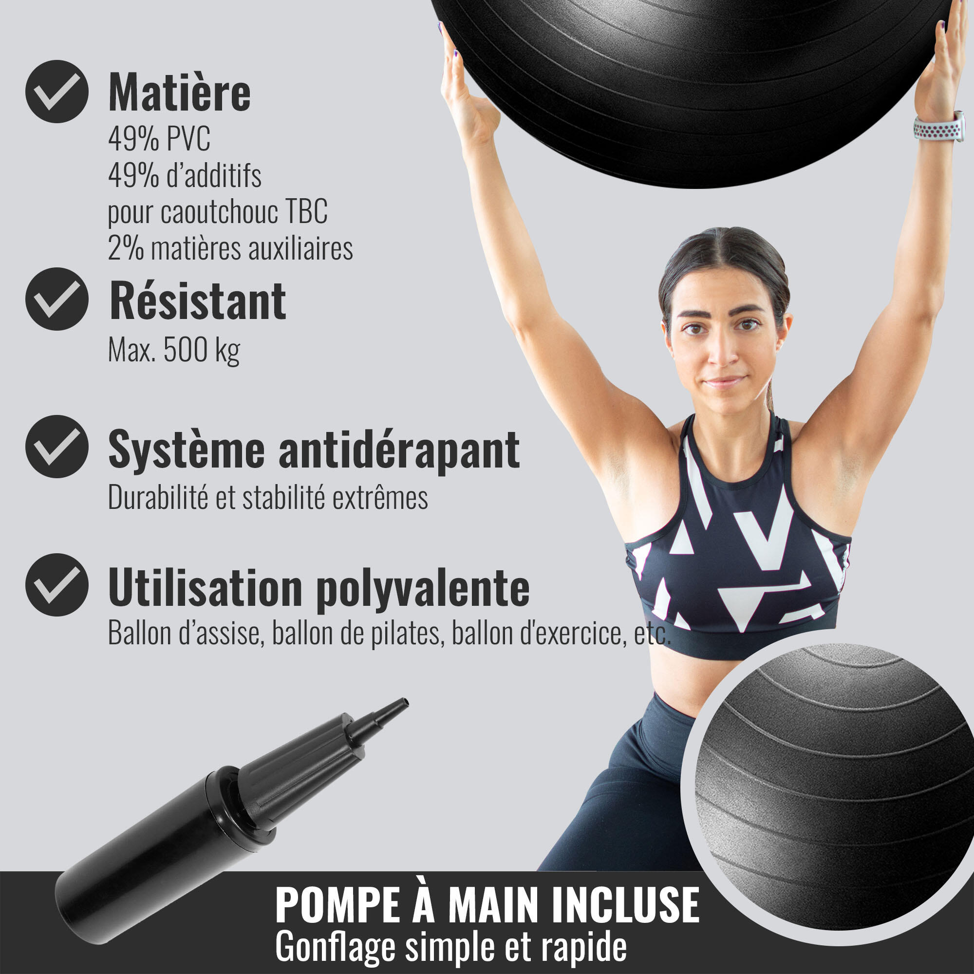 8 dées de Exercces gym ball | exercces gym ball, exercce gym