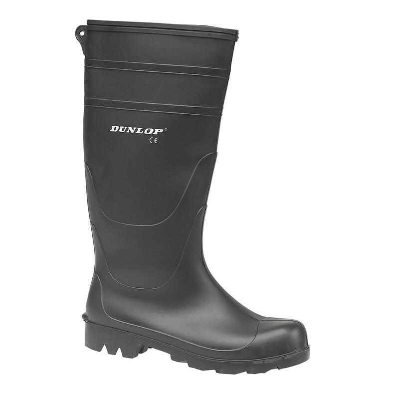 Universal PVC Welly / Mens Wellington Boots (Black)