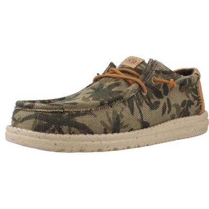 Turnschuhe für Männer Hey Dude Wally Palm Jute Grün
