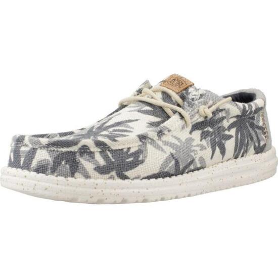 Sneakers Hey Dude Modell Wally Palm Jute Farbe Grau