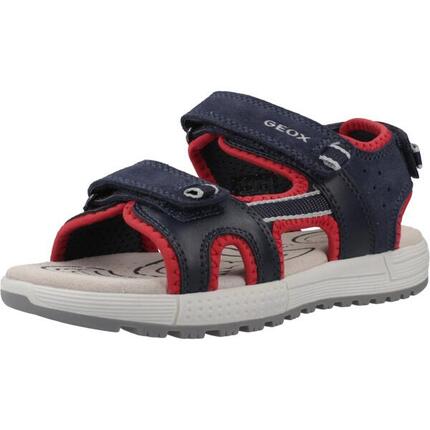 Sandales Garçon J SANDAL ALBEN BOY Bleu Marine/Bleu Foncé