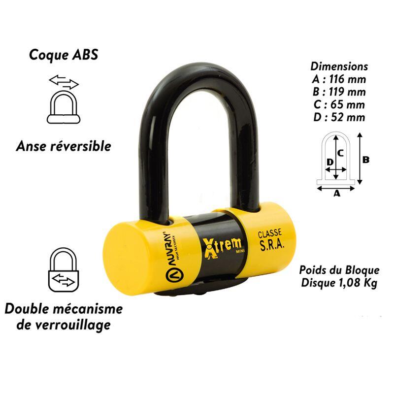 Antivol BLOQUE DISQUE XTREM MINI SRA 2/2