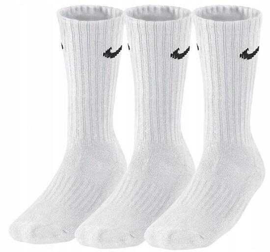 Calzini Adulto Unisex Misura Confezione 3 Nike Value Bianco
