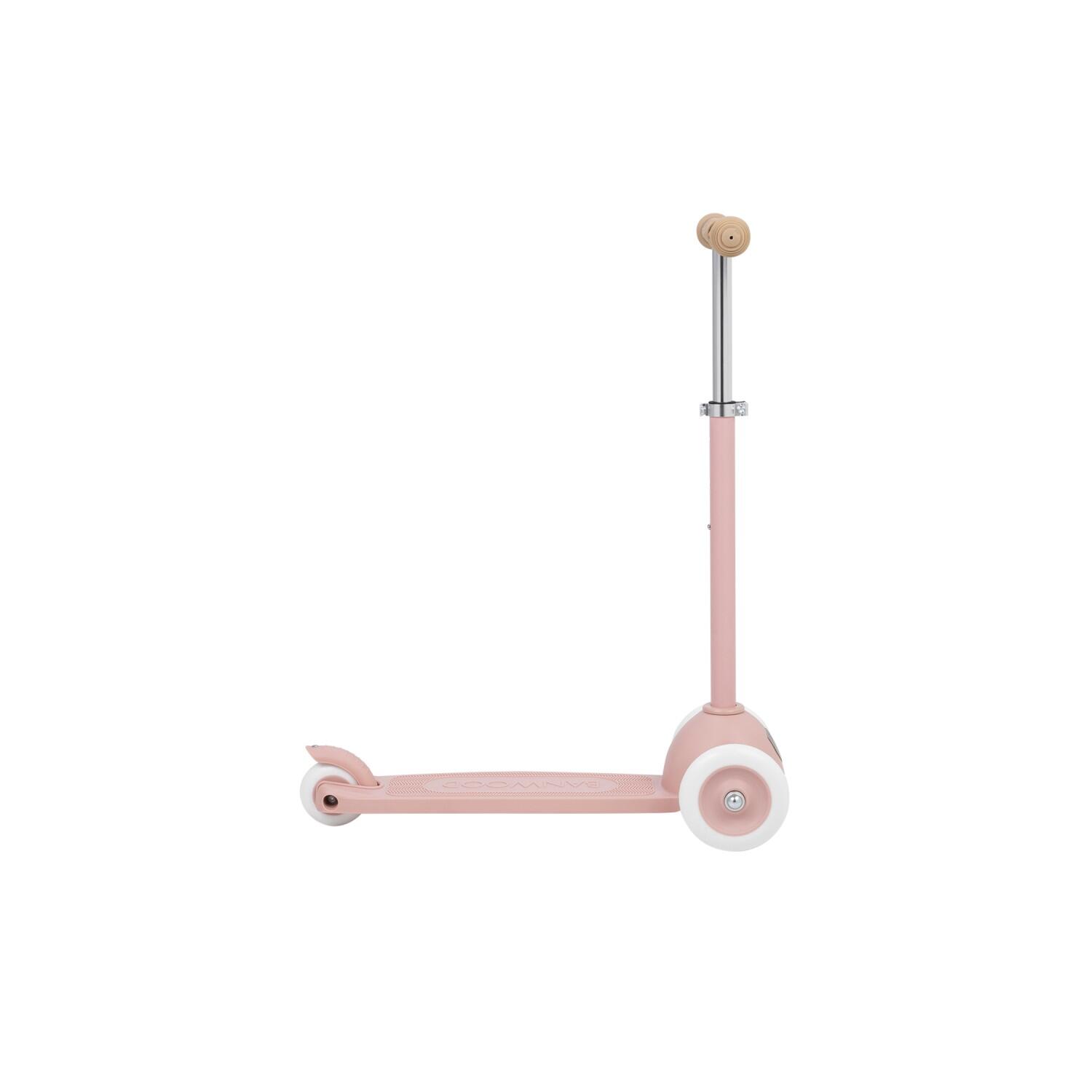 Eco-scooter, Oudroze, staalvezel, voor kinderen van 3 tot 7 jaar 2/7