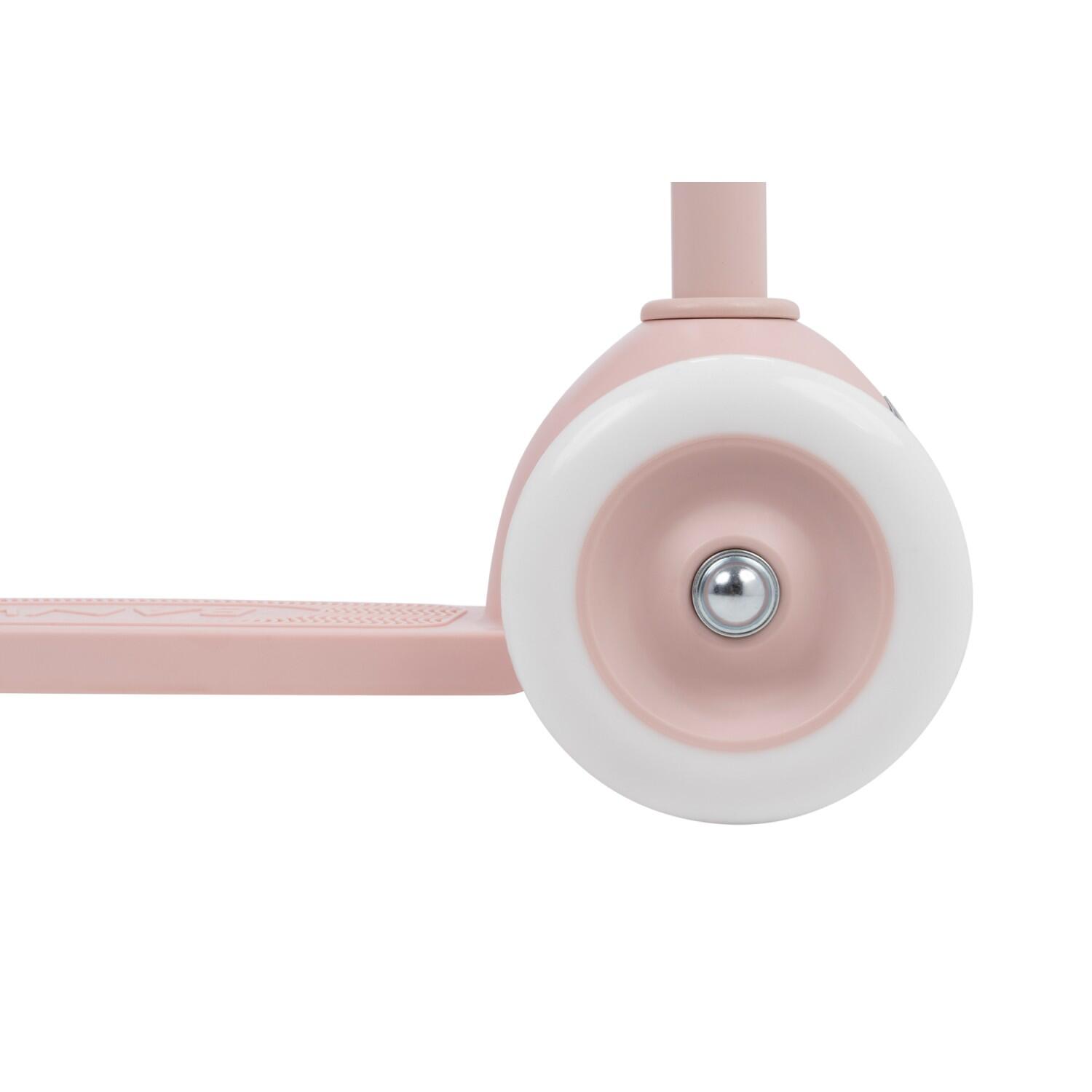 Trottinette éco, Rose clair, fibre d'acier, pour enfants de 3 à 7 ans 4/7