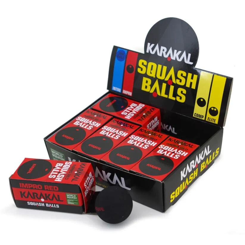 12 pelota de Squash Karakal Point Rojo 3/4