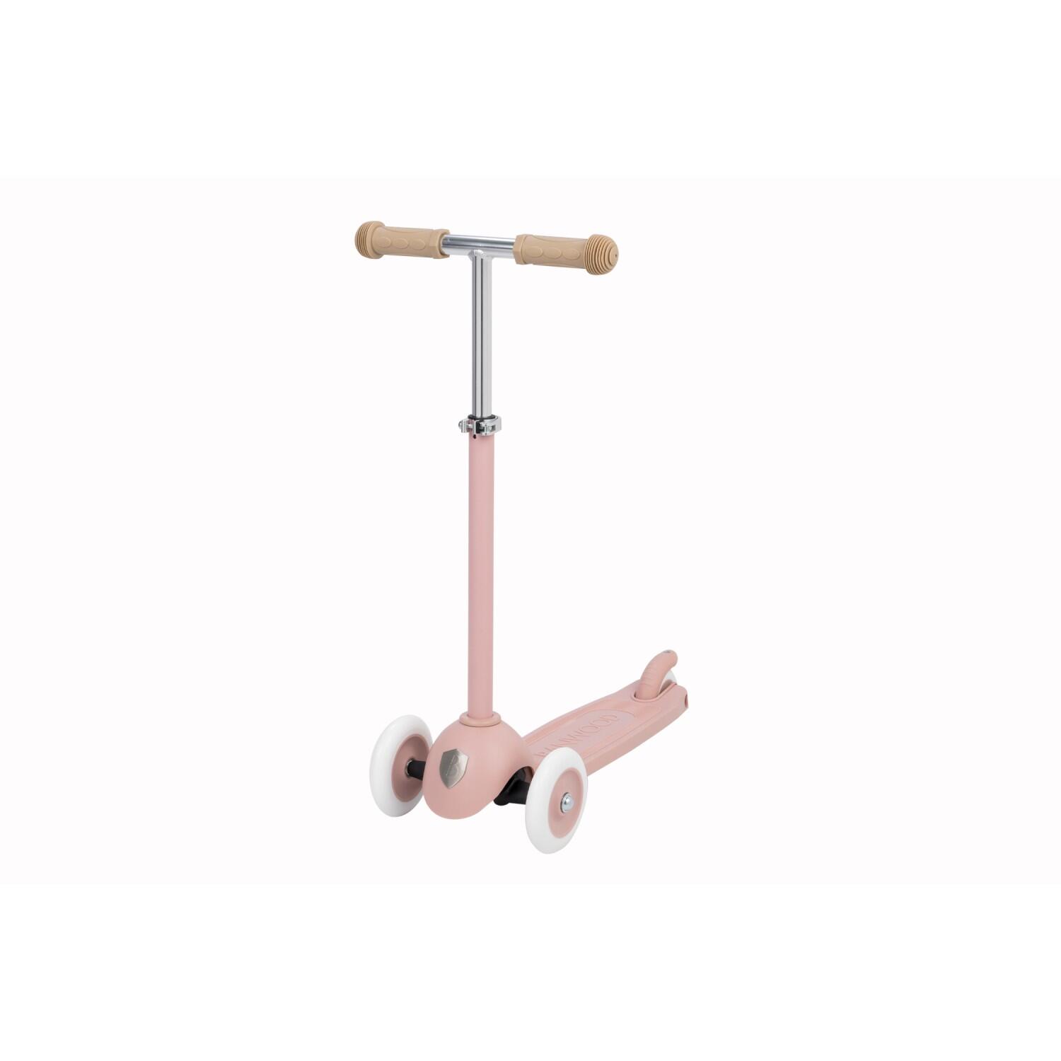 Eco-scooter, Oudroze, staalvezel, voor kinderen van 3 tot 7 jaar 5/7