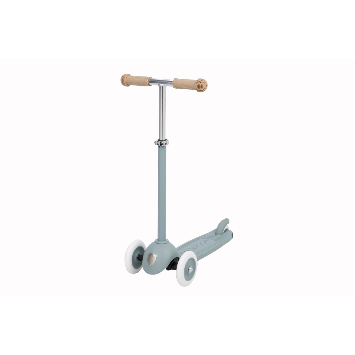 Eco scooter, Azul-petróleo, fibra de aço, para crianças de 3 a 7 anos 5/7