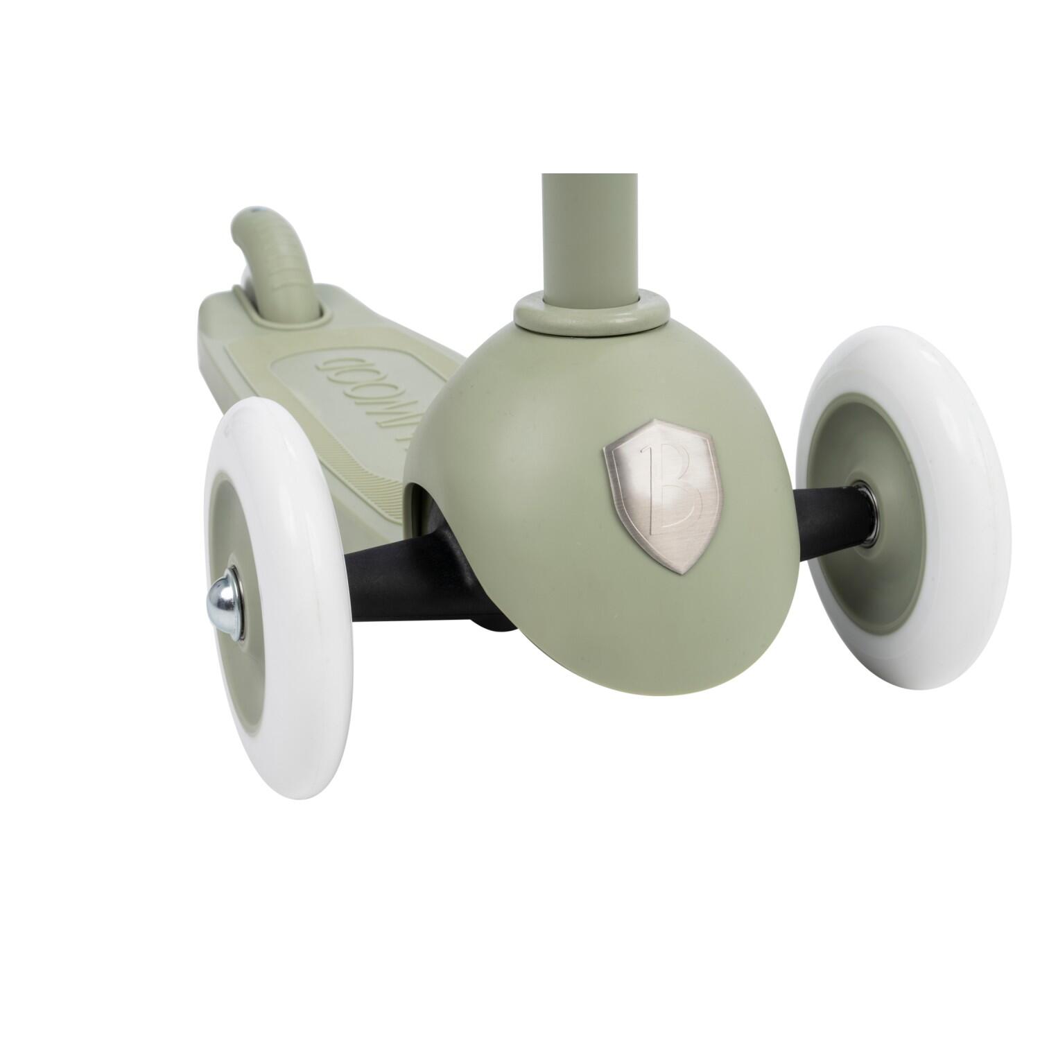 Eco scooter, Verde-oliva, fibra de aço, para crianças de 3 a 7 anos 6/7