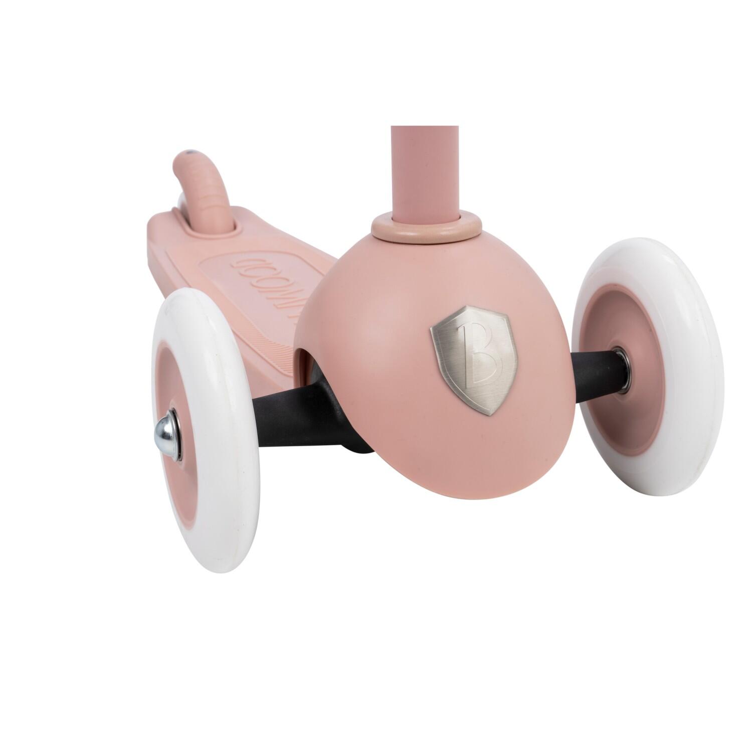 Eco-scooter, Oudroze, staalvezel, voor kinderen van 3 tot 7 jaar 6/7
