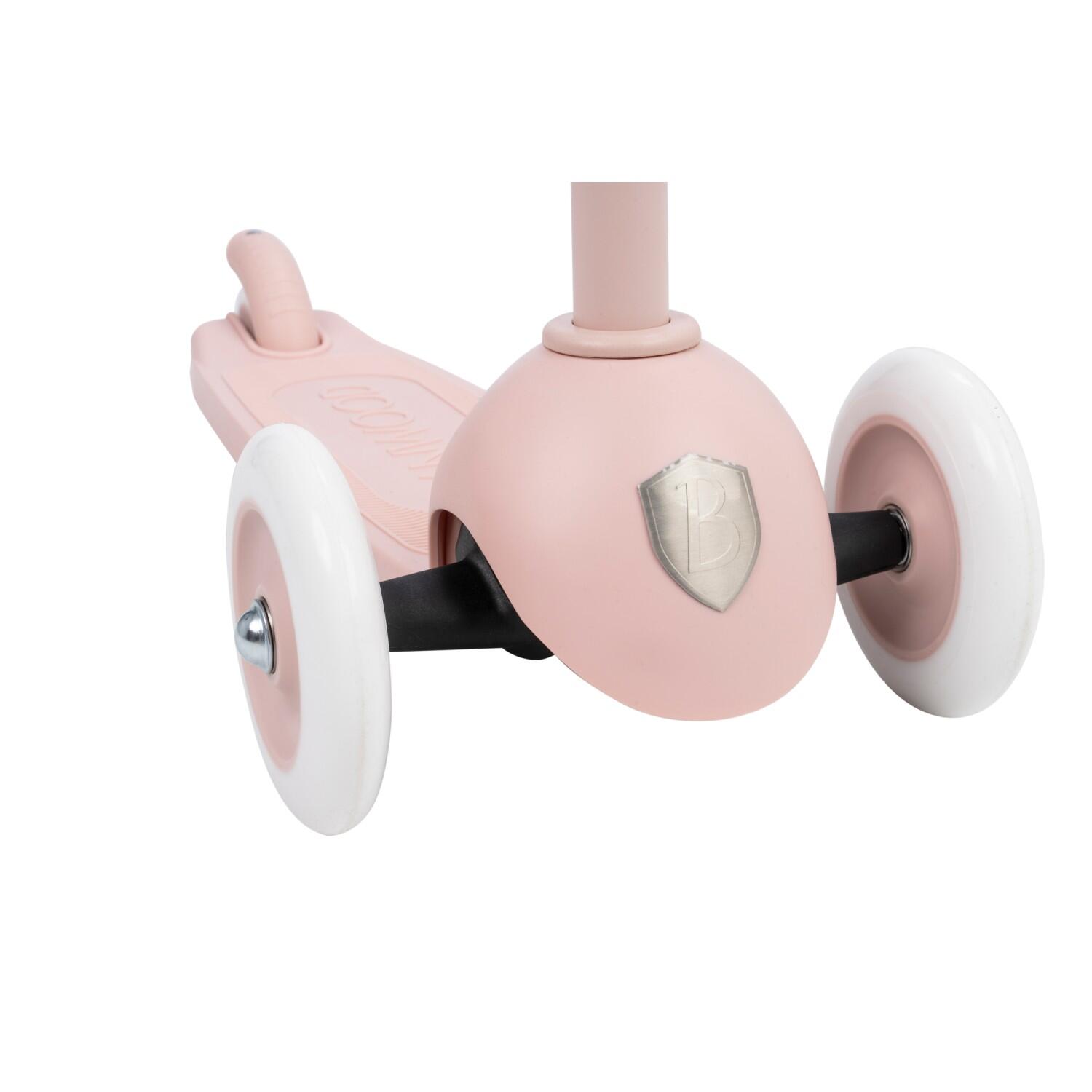 Trottinette éco, Rose clair, fibre d'acier, pour enfants de 3 à 7 ans 6/7