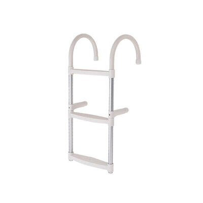 Scaletta da bagno con tubi in alluminio