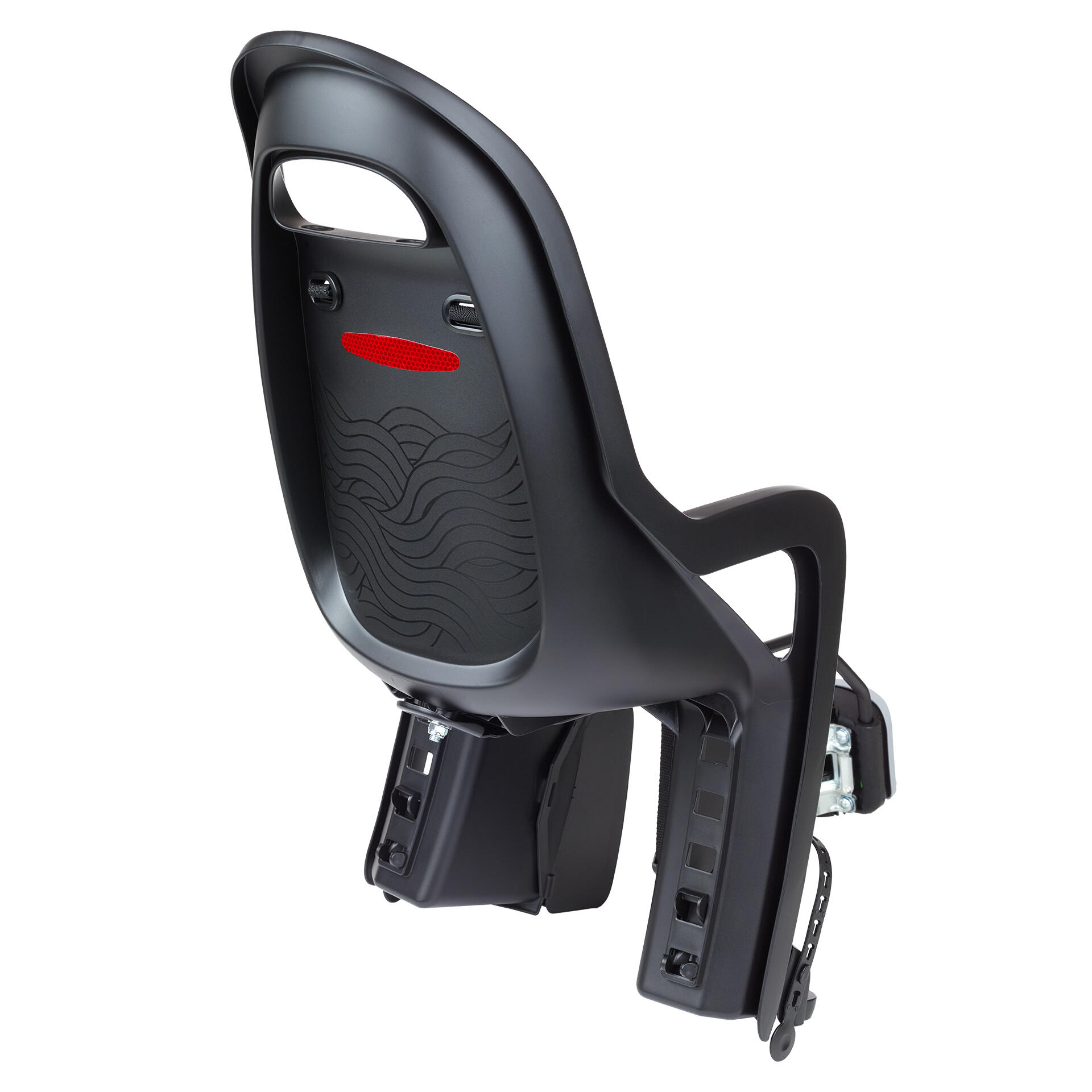 Silla Bicicleta fijácion Trasera Cuadro Groovy Negro 2/6