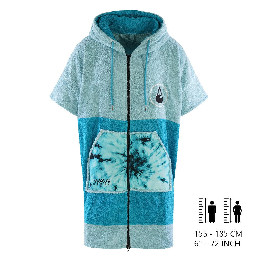 Poncho Wave Hawaii com Fecho, Algodão Flyh, Tamanho M, WH4042, 95 x 75 cm 2/7