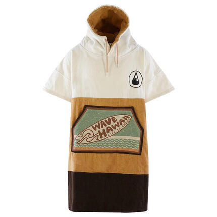 Poncho Wave Hawaii Cotton Velours Poncho Campeche S-M WH4050 95 x 70 cm