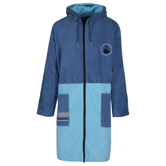 Poncho Wave Hawaii Zip Poncho Longsleeve Bleys, Cotton Velours L WH4054 110 x 75