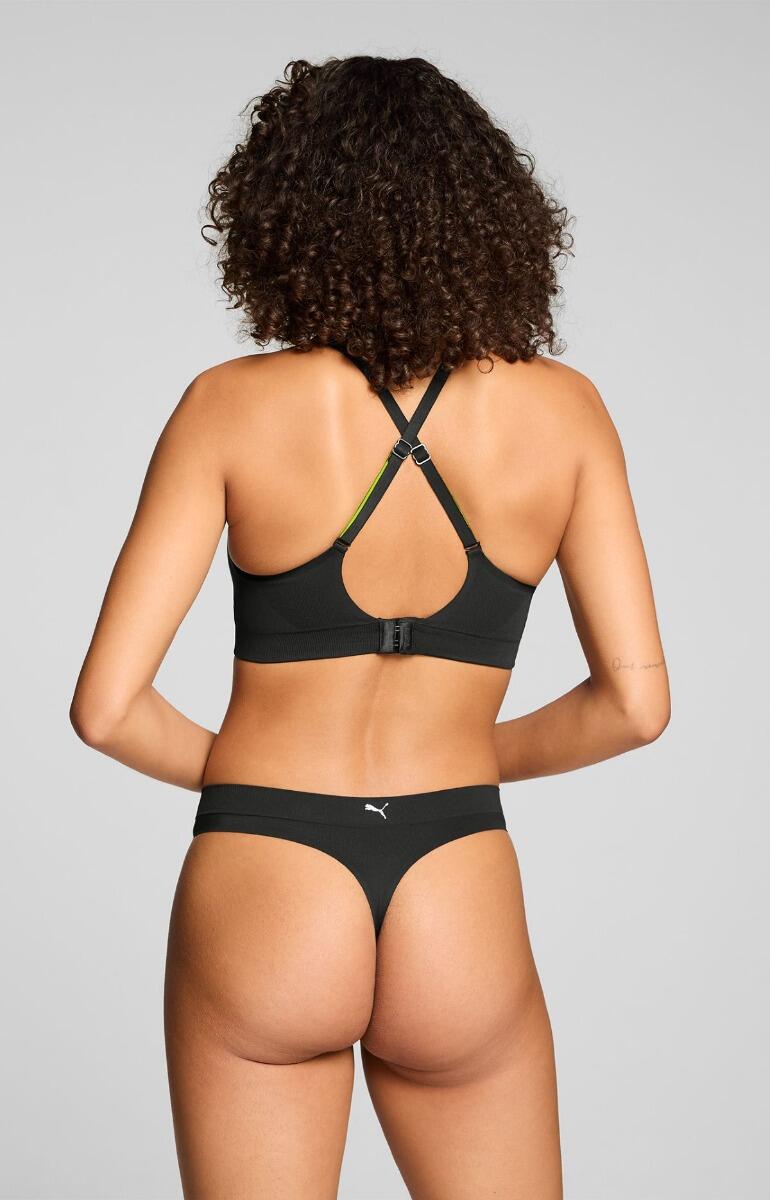 Puma Sport Triangel Top Damen 3D Knit schwarz 4/6