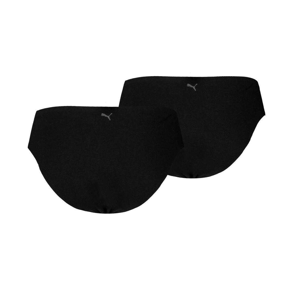 Puma slips femme Invisible Cotton lot de 2 Noir 6/6