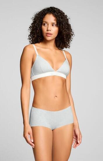 Puma Mini Shorts Invisible Cotton 2-pack Light Grey Melange