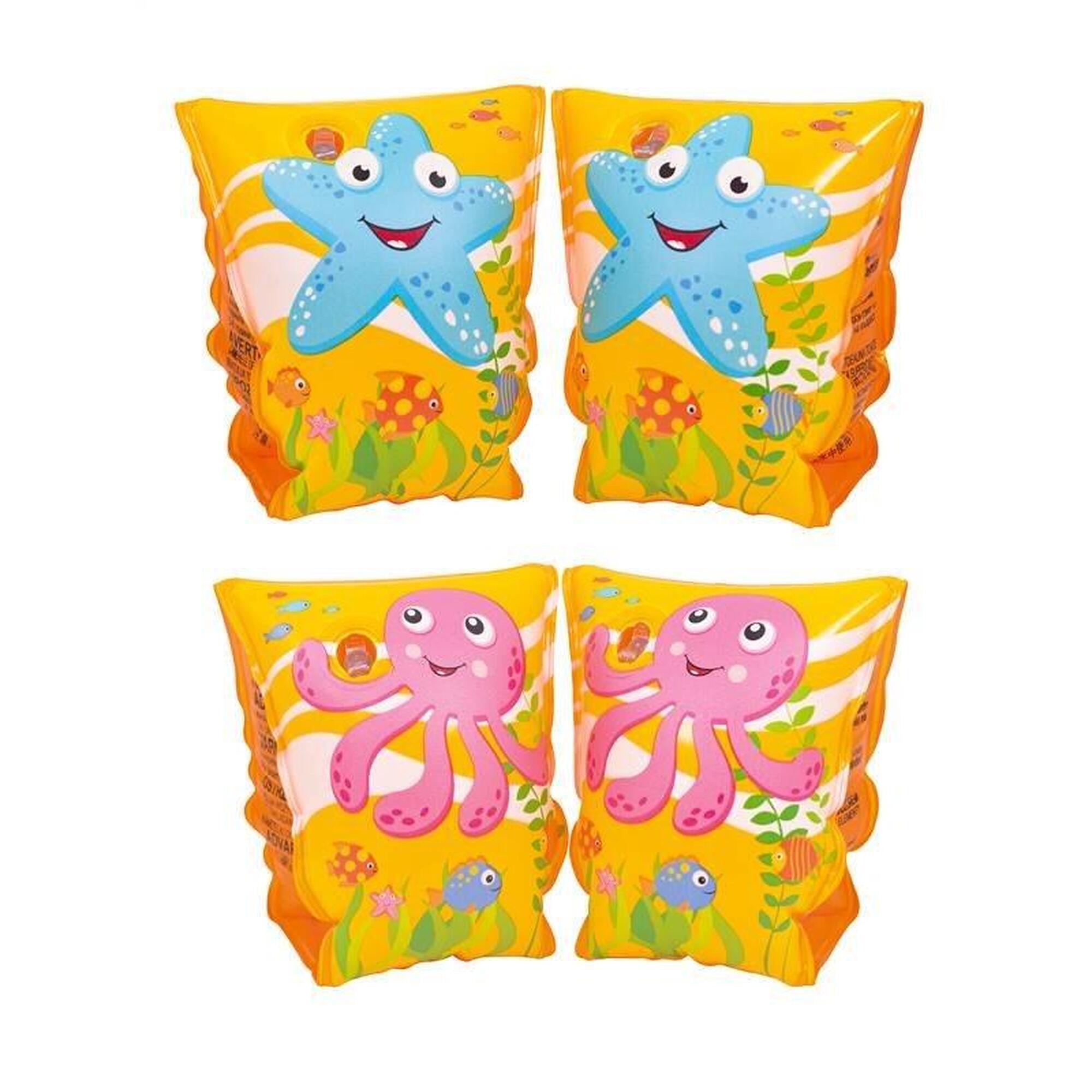 SUNCLUB Nafukovací rukávky Mořský motiv