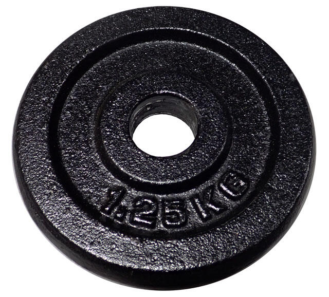 Litinový kotouč na činky 1,25kg - 30mm 1/1